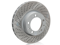 Brake disc rotor, Front. Porsche 964 TURBO 3.6L (OE No 96535104500 and 96535104600) - 96535104600, 96535104500