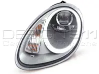 HEADLAMP PROJECTOR XENON + AURORA LIGHT Porsche 987 05-08 SILVER LHD - 987631012