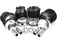 Big bore cylinder and JE forged piston kit 86mm. Porsche 356C / 912 - 008 11 86C JE, 0081186CJE