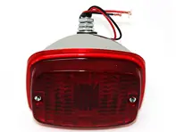 Fog lamp unit Rear, Chrome backing. Porsche 911/912 65-86 - 91163125129, 18570