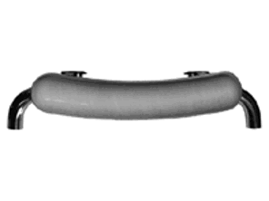 Exhaust Muffler / Silencer Rear box. Porsche 914 1.7L, 1.8L - 91.407, 91407, 1620604800
