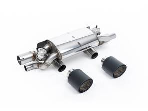 Milltek Sports Exhaust Rear Silencer (PSE) With GT-115 Carbon Tips. Porsche 991.2 3.0L T / S / GTS 2015-19 - 9P1251053A, 9P1251053C, 9P1251053B, 9P1251053D - SSXPO202