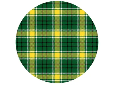 SOLM (Grand Prix) polyviscose tartan fabric, inspiration: Lotus Racing