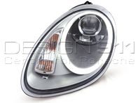 HEADLAMP PROJECTOR HALOGEN + AURORA LIGHT Porsche 987 05-08 SILVER RHD - 987631011