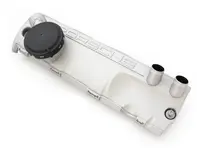 Air / Oil separator Silver cover, Cyl. 5-8 Porsche 957 Cayenne Turbo - 94810723652, 94810723552