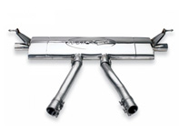 Sports exhaust rear silencer Porsche 955 Cayenne S - 04090581320