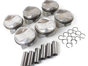 Engine piston set. Porsche 958 Cayenne S- hybrid / Porsche 970 S-hybrid - 95810303310, 95810303320, 95810303321, 95810303210, 95810303220, 95810303221 - 06E107066DM, 06E107066CL, 06E107065DM, 06E107065CL