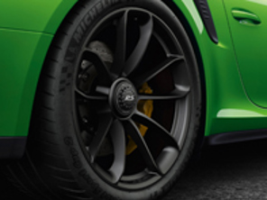 20'/21' 991.2 GT3 RS in Black (satin-gloss) Alloy Wheels Original Porsche - 99104460314