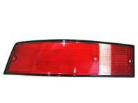 Indicator lens rear red with black rim. Porsche 911 - 91163190000R, 91163190001R, 91163195100, 91163195200 - 14867D, 14867S
