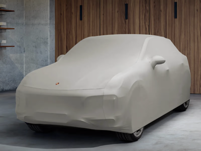 Car cover outdoor, in Beige. Porsche Cayenne 9YA / 9YA-2 Coupé - 9Y0044039, 9Y0044038