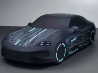 Indoor car cover with 'electric' design for Taycan >>2024 - 9J104400060 - 9J104400060