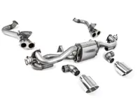 Milltek Sports Exhaust With GPF Bypass And Polished Trims. Porsche 718 Cayman GT4 / Boxster GTS 4.0L - 982254351B, 982254351L, 982254351AA, 982254351P, 982254351R, 982254350B, 982254350L, 982254350AA, 982254350P, 982254350R, 982251053F, 982251053H, 982251053K, 982251053E - SSXPO151