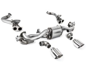 Milltek Sports Exhaust With GPF Bypass And Polished Trims. Porsche 718 Cayman GT4 / Boxster GTS 4.0L - 982254351B, 982254351L, 982254351AA, 982254351P, 982254351R, 982254350B, 982254350L, 982254350AA, 982254350P, 982254350R, 982251053F, 982251053H, 982251053K, 982251053E - SSXPO151