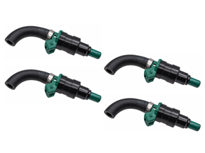 Fuel injector, SET OF 4. Porsche 914 2.0 1970-76 - 039906031A - PESV10-1