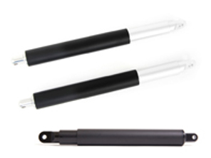 Rennline Fully Mechanical Hood and Decklid Strut, Black. Package. Porsche 911/912/930 - 91151133100, 95951133300 - E187, E187.188