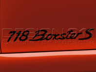 718 BOXSTER Model designation on doors - 98204480010041, 98204480010V04, 98204480010