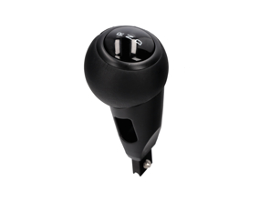DAMAGED Gear Selector PDK In Black Leather - GT3 / GT3 RS STYLE. Porsche 992 / 992 turbo - 992798251