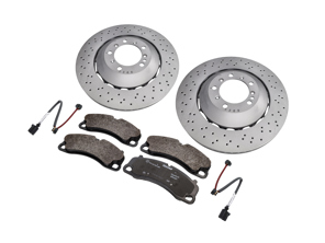 Front Brake Disc and Pad Package. Porsche 718 Boxster Spyder / 718 Cayman GT4 - 98135140581, 98135140681