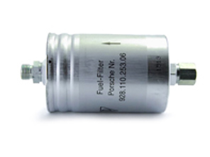 Fuel filter. Porsche 911 / 928  / 924S / 944 / 964 / 993 / 993 Turbo - 92811025306, 92811025307, 92811025300, 92811025304, 92811025301