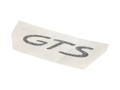 'GTS' Door Decal. Porsche 991 (911) / 981 Boxster / 981 Cayman - 99155944300, 9P1853155