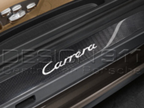 Side Sills Trims in Carbon with Logo. Porsche 991 (911) Carrera >>2013 - 99104480020, 99104480021, 99104480022, 99104480023