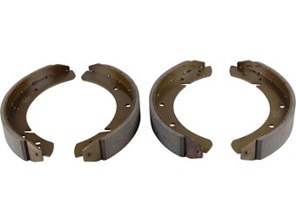 Handbrake Shoe Set. Porsche 356 / 356A / 356B 1950-63 SET OF 4 - 69535103302, 69535103301, 35642015, PCG35103303, 356  42 015