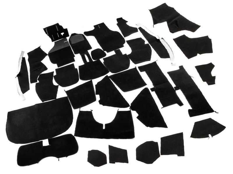 Complete interior carpet set for Porsche 911 6568 Coupe 911TSCBP