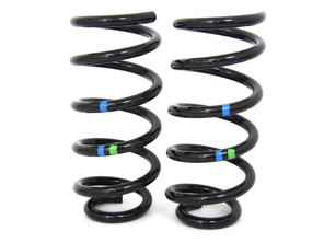 Rear Coil Springs (Pair) - Blue/Yellow Green Markings - for Porsche 991-2 Carrera / Cabriolet / Targa (With PASM) 2017-2019 - 99133353105504