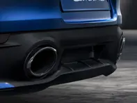Exhaust tail pipes, in Black. Porsche 992 (911) Carrera / Targa - 992044206