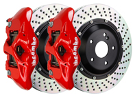 Brembo GT Big brake kit (rear). Porsche - Brake disc size: 380x28 - 2S1.9004A, 2S1.9004A1, 2S1.9004A2, 2S1.9004A3