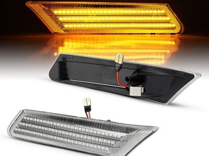 Sequential led side indicator lights Clear for Porsche 997 - 99763103302, 99763103402, 99763103702, 99763103802