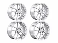 DD2 5-Bolt Wheel Set Gloss Silver. Porsche 992.2 GTS - 992.25.22.F.GS, 992.26.04.R.GS