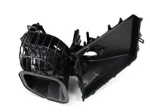 Air conditioner / heater blower motor housing. Porsche 955 / 957 Cayenne RHD cars - 95557233900