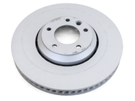 Brake disc rotor, Front. FORMULA Z. Porsche Cayenne 955 Turbo S / 957 Turbo / 957 Turbo S (OE No 95535140161 and 95535140261) - 95535140160, 95535140161, 958615301, 95535140260, 95535140261, 958615302 - 460.1557.75, 460.1558.75