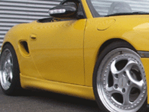 Side sill trim/skirt Type I. Porsche 986 Boxster - 98655998300G2X, 98655998400G2X, 98655998300, 98655998400