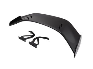 GT4 RS-Style Lightweight Gloss Carbon Fibre Rear Spoiler / Swan-Neck Wing for Porsche 718 (982) Cayman & Boxster 2017>> - 9GT825871AA3G, 9GT827867AOK1, 9GT827868AOK1, 9GT827465D, 9GT827466D