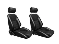 Nürburgring R Bucket Seats, Leatherette / Basket Weave, SET OF 2. Porsche 356 / 911 / 912 1950–89