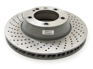 Brake disc REAR. Porsche 982 Boxster Spyder / 982 Cayman GT4 (OE 98135240781 and 98135240881) - 98135240881, 98135240781, 9GT615601F, 9GT615602F