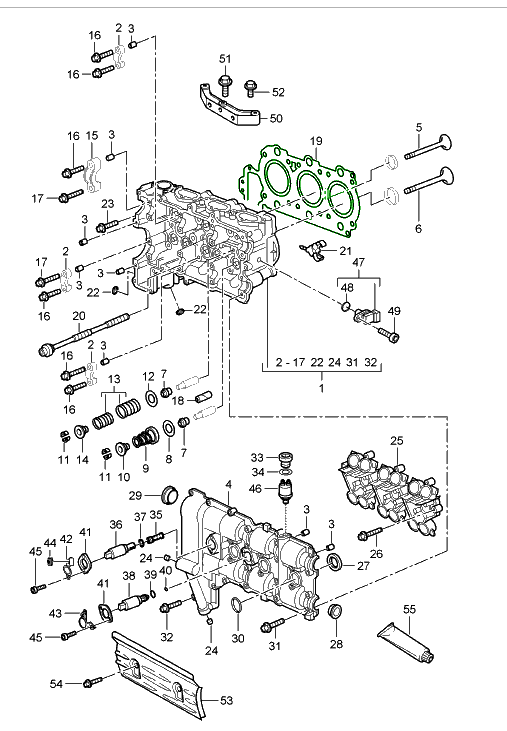 thumbnail image 2 of Elring Head Gasket Set For Porsche 996 (Driver & Passenger Side) – 99610420104 Replacement 2 of 5