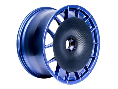 Rear wheel aero disc dry carbon fibre for Magnesium wheel. Porsche 718 GT4 RS - SRRADGT4RSMAG