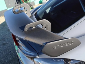 Rear spoiler / aerofoil Cayman GT4 RS Style. Porsche 718 / 982