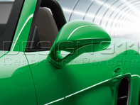 SportDesign Exterior Mirror With V-shaped Mirror Base. Porsche 981 Boxster / 981C Cayman 2013>> LHD - 98104480104, 98104480105