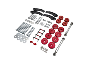 Lift kit spacer set for air suspension 2 inch. Porsche 955 Cayenne / 957 Cayenne - 95534306900, 95534301800, 95533301530, 95534301810 - EWOCTQLK14