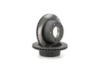 Brake disc rotor Rear. Porsche 911 / 930 (OE Part No 90135204114) Slotted pair - 285195C, 90135204114SL, 90135204114