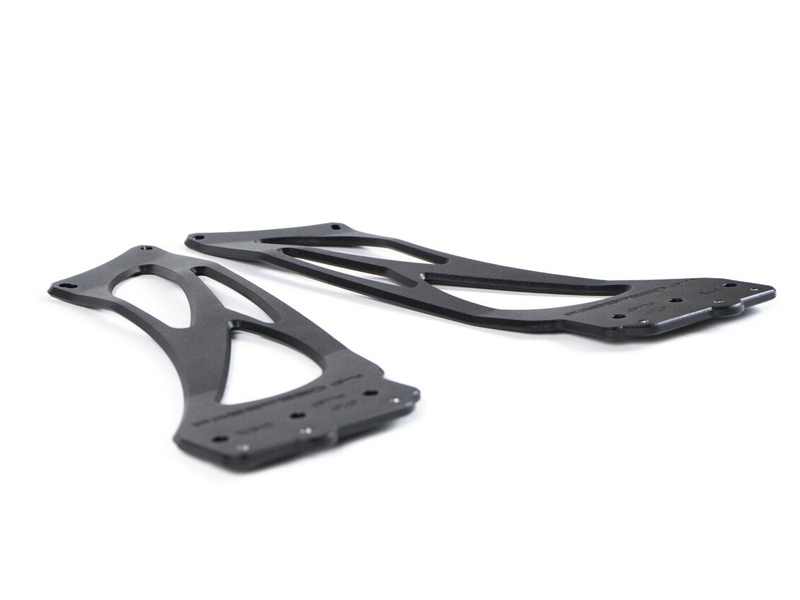 Fabspeed Monoblock wing risers for Porsche Cayman GT4 - FSPORGT4MWRAS ...