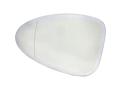 Door mirror glass (Aspherical), Dimmable, Left for LHD. Porsche 982 Boxster / 982 Cayman - 982857521C - ZJ-7133-L