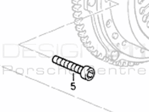 Clutch Bolt Porsche 928 S4 / GT / GTS - 90006728402, 90006743001