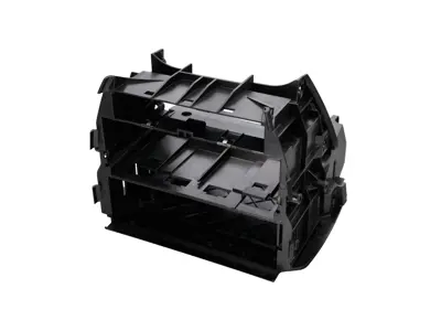 Bracket for front center console in Satin Black. Porsche 986 Boxster / 996 - 9965521150201C