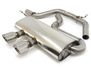 MILLTEK Sport cat back exhaust system, R32 STYLE. Volkswagen Golf MK5 GTi