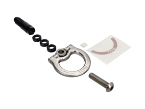Rennline Folding Tow Hook. Porsche 911/964/993/996/997/Boxster/Cayman/944T/968 - E13.08, E1308